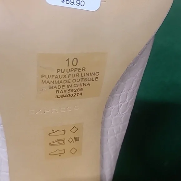 Express Size 10 Heeled Sandals - Picture 6 of 9